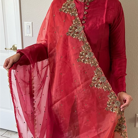Indian designer Ethnic wear | Zardosi work dress - Picture 1 of 14